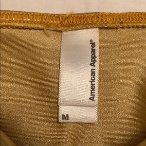 American Apparel Tops - Metallic Gold Bandeau Top (American Apparel, M) American Apparel Tops - Metallic Gold Bandeau Top (American Apparel, M)
